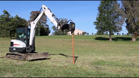 vibrating post driver for excavators